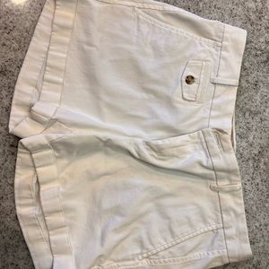 Banana Republic white chinos